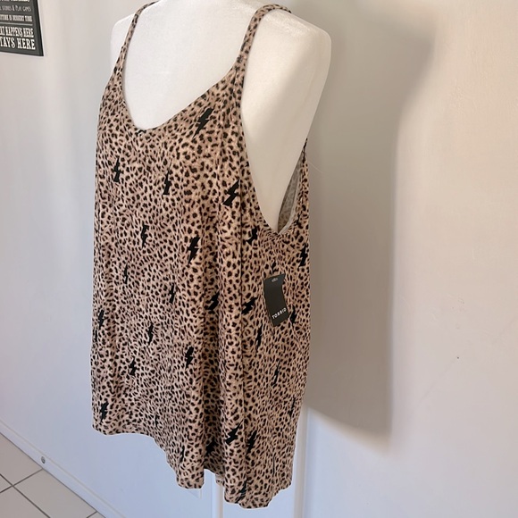 NWT Torrid Leopard Bolts Swing Cami - Picture 5 of 7